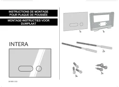 Brico Aquazuro Inbouwreservoir Set Iris | Quick Release & Soft-Close Toiletzitting | Randloos Toiletpot New