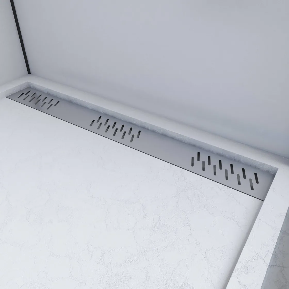 Brico Aurlane Douchebak Pedra 100X80Cm Wit Steeneffect Best