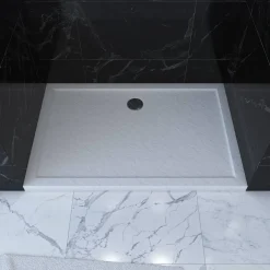 Brico Aurlane Douchebak Pedra 120X90Cm Wit Mat Best