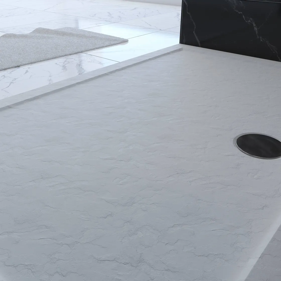 Brico Aurlane Douchebak Pedra 120X90Cm Wit Mat Best