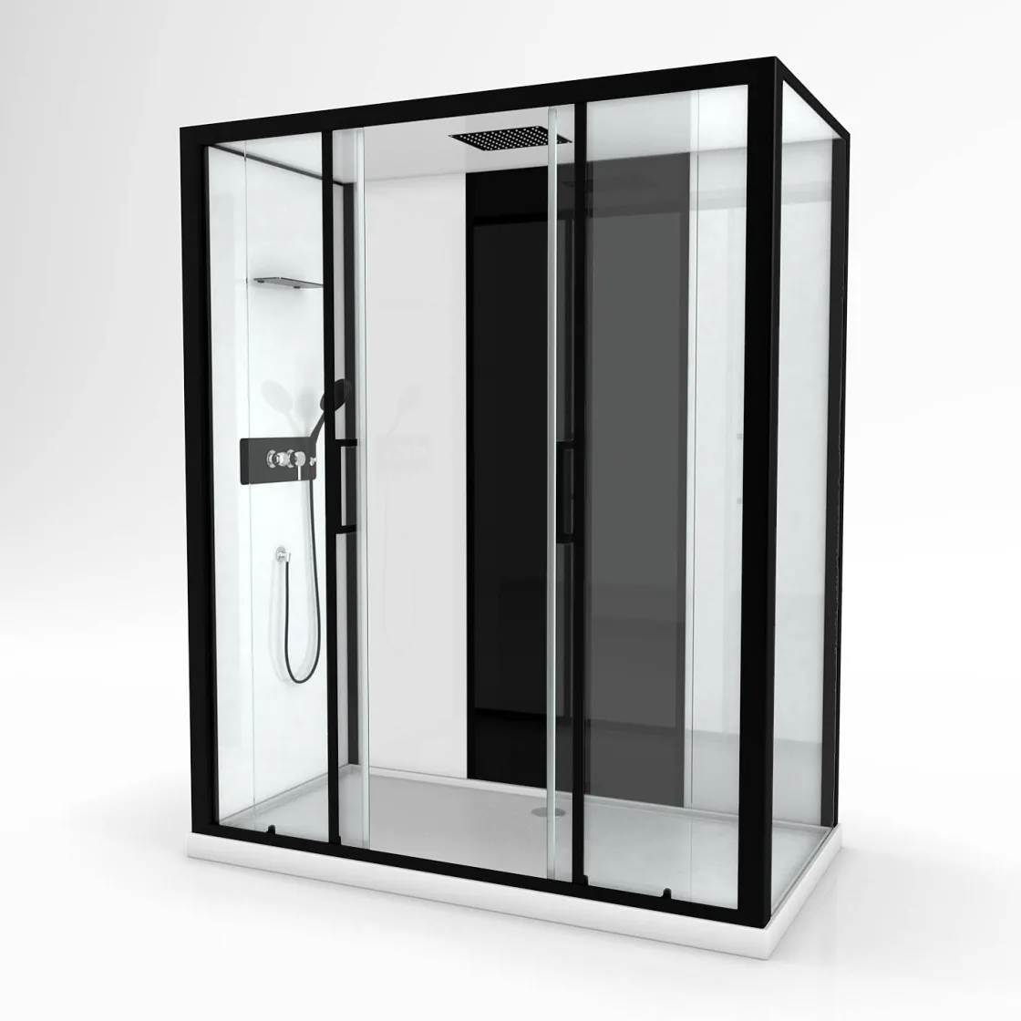 Brico Aurlane Douchecabine Loft 90X170X208Cm Low Tray 90X170X208Cm Sale