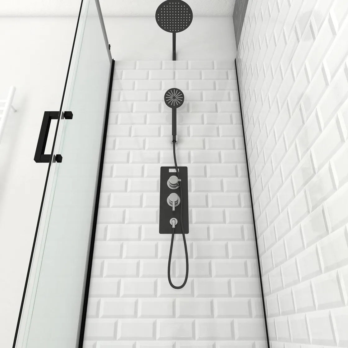 Brico Aurlane Douchecabine Metro 110X80X219-230Cm Rechthoekig Discount