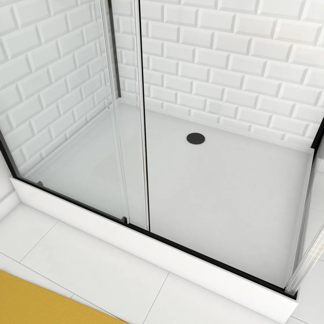 Brico Aurlane Douchecabine Metro 110X80X219-230Cm Rechthoekig Discount