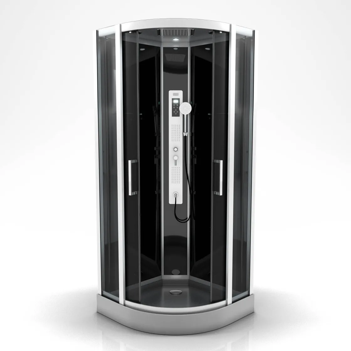 Brico Aurlane Douchecabine Premium2 Round 95X95X215Cm Hot