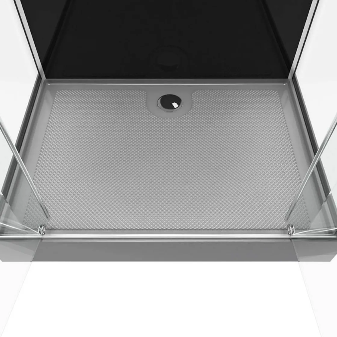 Brico Aurlane Douchecabine Study Chroom 110X80Cm New