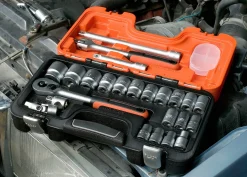 Brico Bahco Doppenset Met Ratel – 24 Stuks Clearance