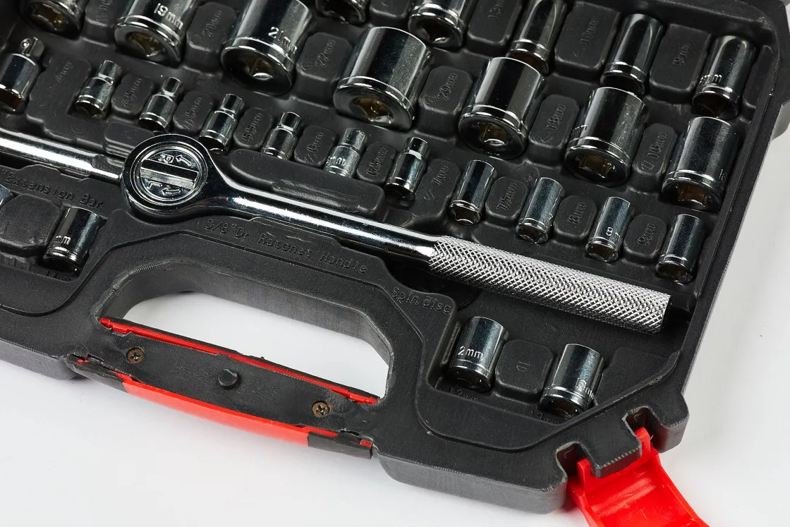 Brico Baseline Gereedschapset Dopsleutels – 45 Stuks Outlet