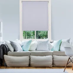 Baseline Rolgordijn Verduisterend Wit 150X175Cm-Brico Discount