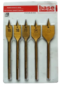 Brico Baseline Speedboor Set – 5 Stuks Hot