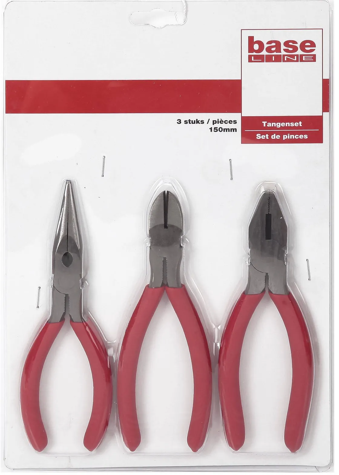 Brico Baseline Tangenset 150Mm – 3 Stuks Hot