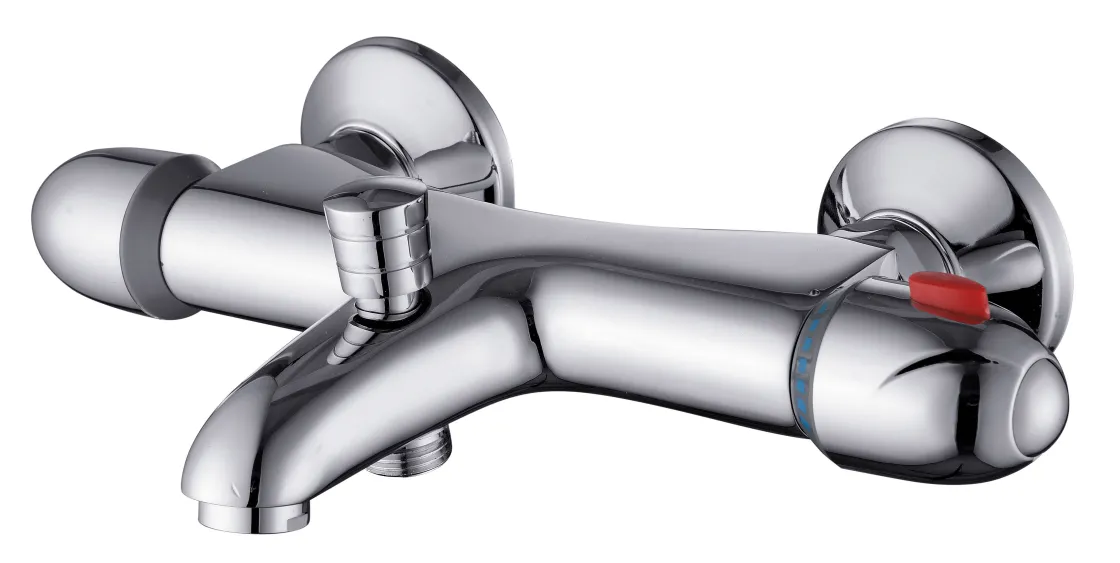 Brico Baseline Thermostatische Badmengkraan Chroom 15Cm