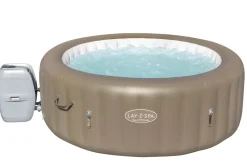 Bestway Lay-Z-Spa 60017, 916 L, 6 Personen, Rond, Bubbelmassage / Airjet, Beige, Wit-Brico Best