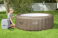 Bestway Lay-Z-Spa 60017, 916 L, 6 Personen, Rond, Bubbelmassage / Airjet, Beige, Wit-Brico Best