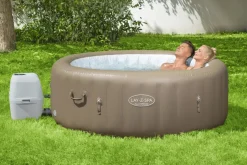 Bestway Lay-Z-Spa 60017, 916 L, 6 Personen, Rond, Bubbelmassage / Airjet, Beige, Wit-Brico Best