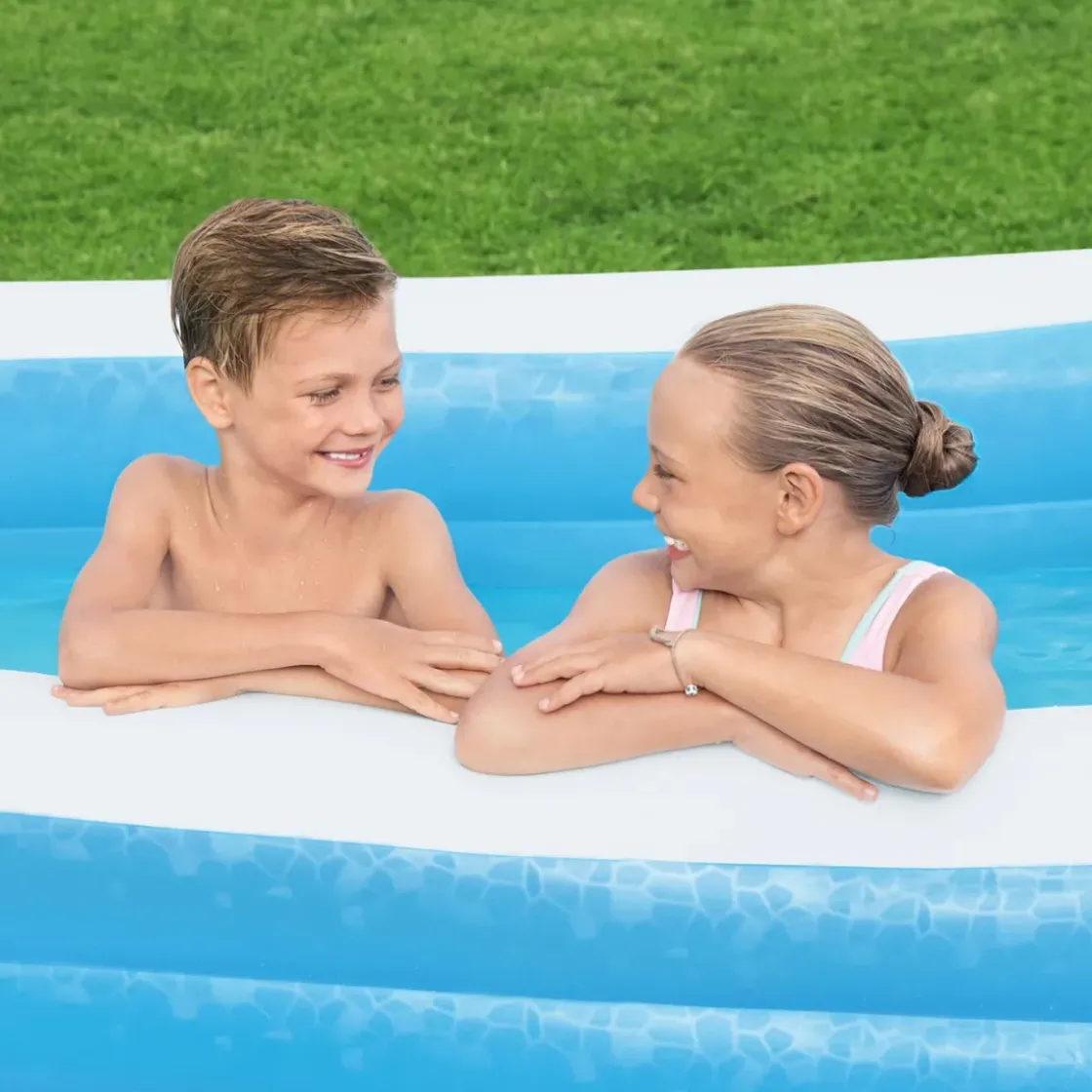 Bestway Opblaasbaar Familie Zwembad 305 X 183 Cm-Brico Discount