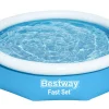Bestway Opblaaszwembad Fast Set Rond Met Filterpomp O305X66Cm-Brico Hot
