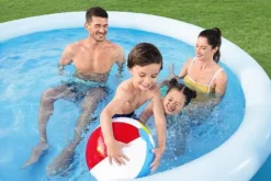 Bestway Opblaaszwembad Fast Set Rond Met Filterpomp O305X66Cm-Brico Hot