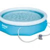 Bestway Opblaaszwembad Fast Set Rond Met Filterpomp 305X76Cm-Brico Sale
