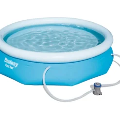 Bestway Opblaaszwembad Fast Set Rond Met Filterpomp 305X76Cm-Brico Sale