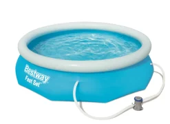 Bestway Opblaaszwembad Fast Set Rond Met Filterpomp 305X76Cm-Brico Sale