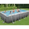 Bestway Opzetzwembad Power Steel Rechthoek Met Filterpomp O549X274X122Cm-Brico Sale