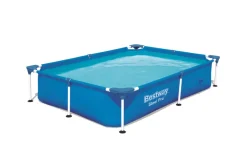 Bestway Opzetzwembad Steel Pro Rechthoek 221X150X43Cm-Brico Discount
