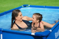 Bestway Opzetzwembad Steel Pro Rechthoek 221X150X43Cm-Brico Discount