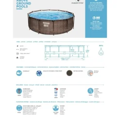 Bestway Zwembad Steel Pro Max Rotan 366 Cm-Brico Clearance