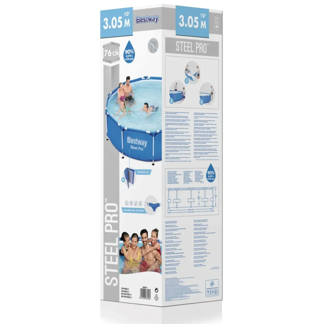 Bestway Zwembad Steel Pro Rond 305-Brico