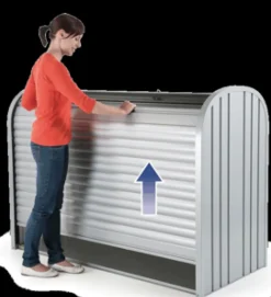 Biohort Opbergbox Storemax 120 Donkergrijs Metallic 73X117Cm-Brico Hot