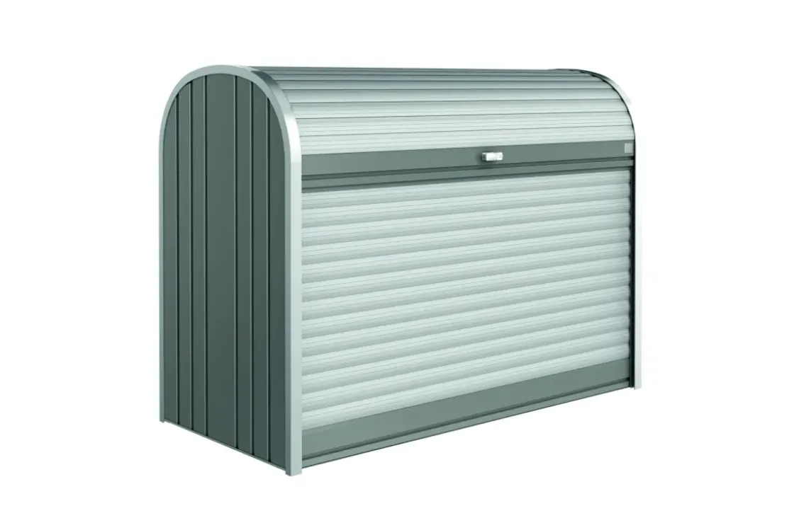 Biohort Opbergbox Storemax 160 Kwartsgrijs Metallic 78X163Cm-Brico Best