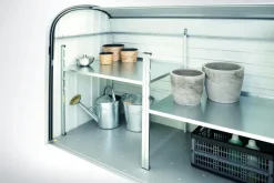 Biohort Opbergbox Storemax 160 Kwartsgrijs Metallic 78X163Cm-Brico Best