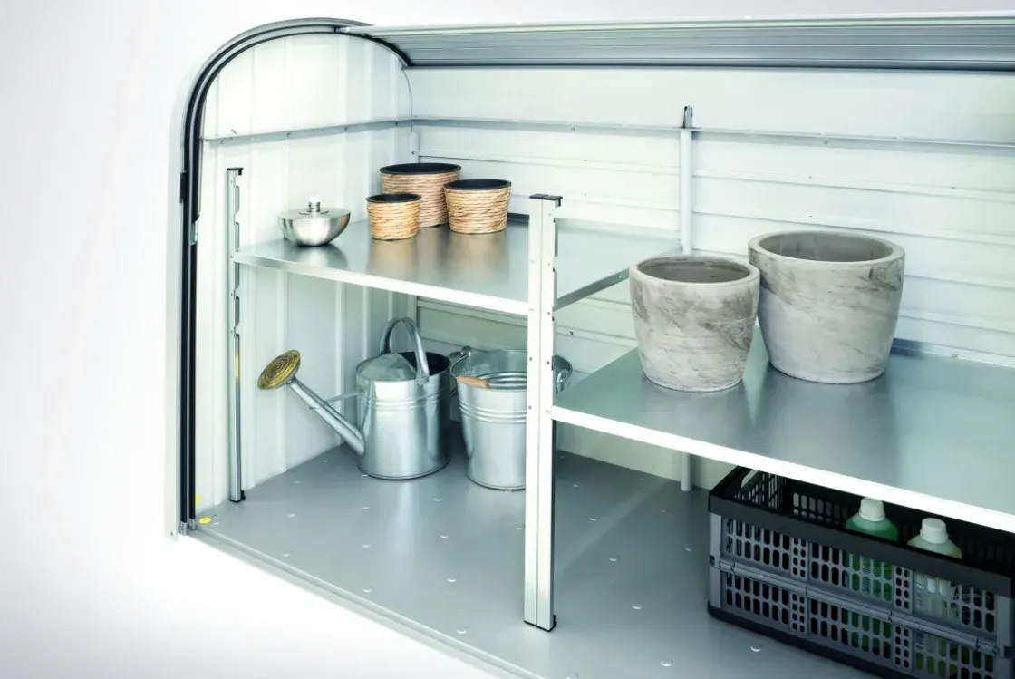 Biohort Opbergbox Storemax 160 Zilver Metallic 78X163Cm-Brico Online