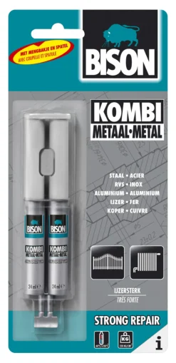 Bison Universele Epoxylijm Kombi Metaal Crd 24Ml-Brico Discount