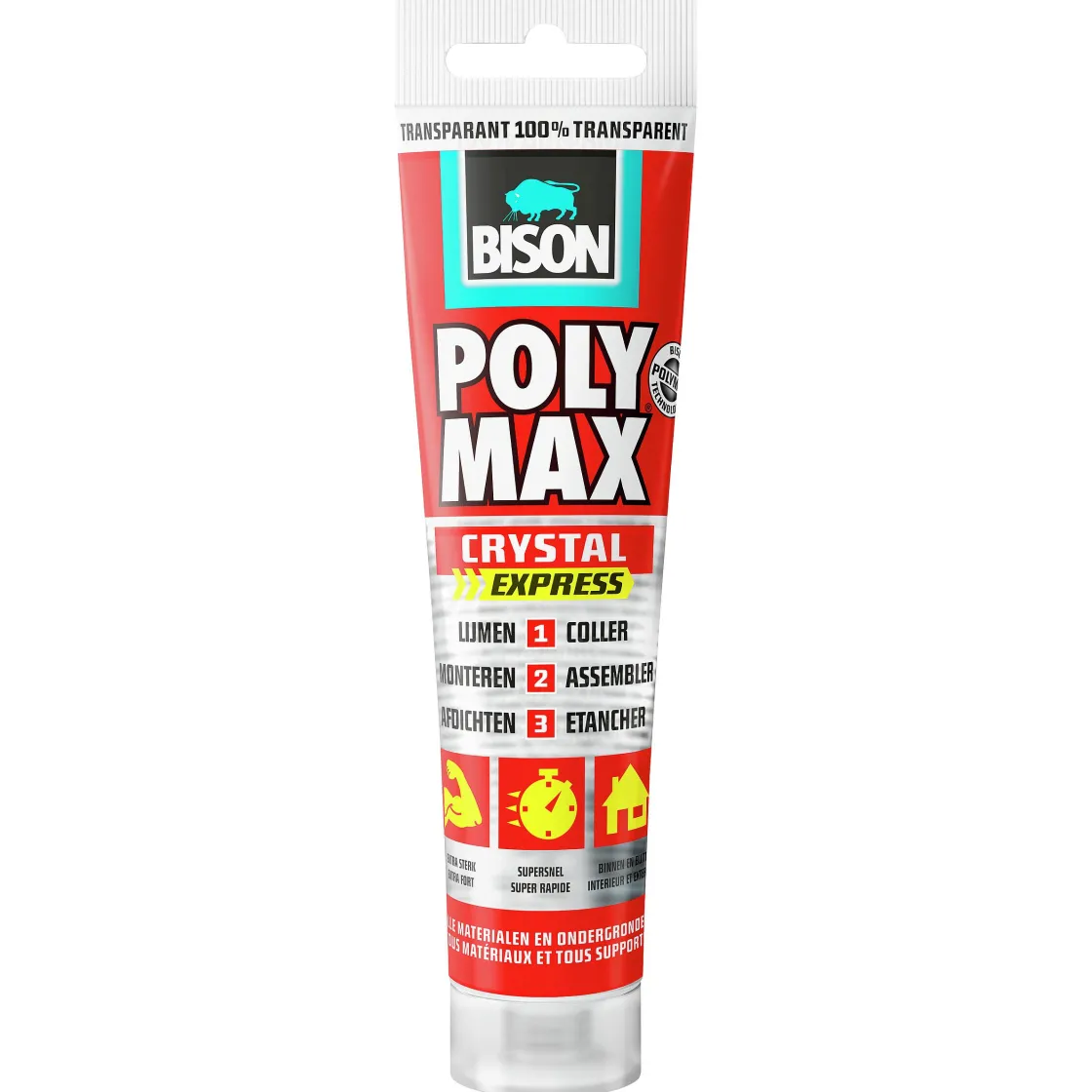 Brico Bison Universele Montagelijm Poly Max Crystal Express Tub 115G Online