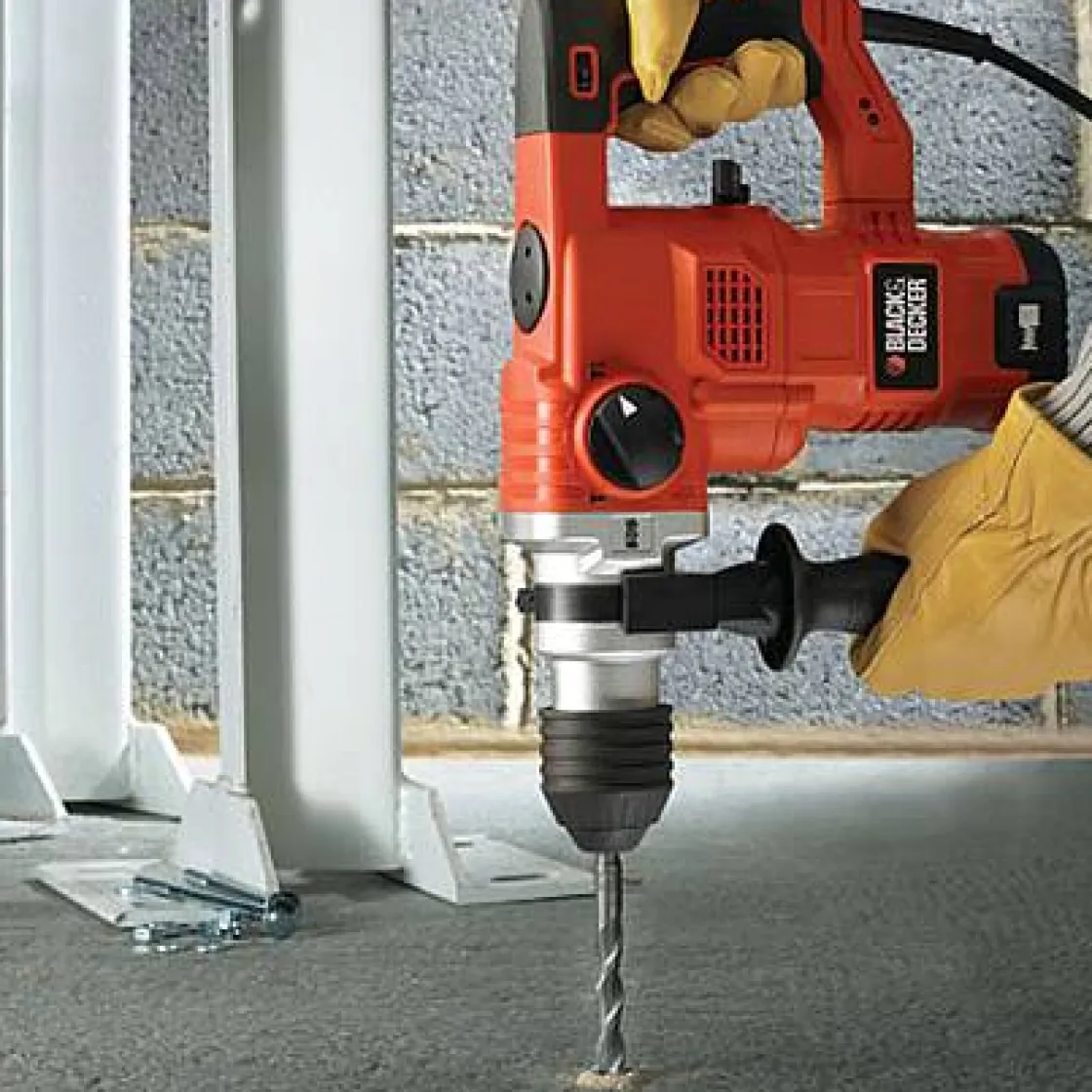 Brico Black + Decker Klopboorhamer 'Kd1250K-Qs' 1250W New