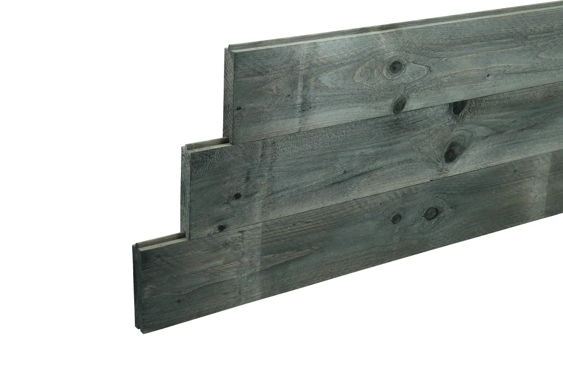 Brico Blokhutprofiel Geschaafd Vintage Grey 14,5X2,8X180Cm New