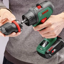 Brico Bosch Accuboormachine Met Klopfunctie Advancedimpact Quicksnap 18V (2 Accu'S) Hot