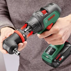 Brico Bosch Accuboormachine Met Klopfunctie Advancedimpact Quicksnap 18V (2 Accu'S) Hot