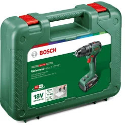 Brico Bosch Accuboormachine Met Klopfunctie Universalimpact-60 18V (2 Accu'S) Clearance