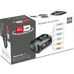 Brico Bosch Batterij + Lader Power For All 18V 2,5Ah New