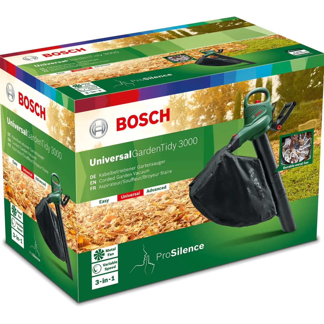 Brico Bosch Bladblazer En Bladruimer Universalgardentidy 3000 Sale