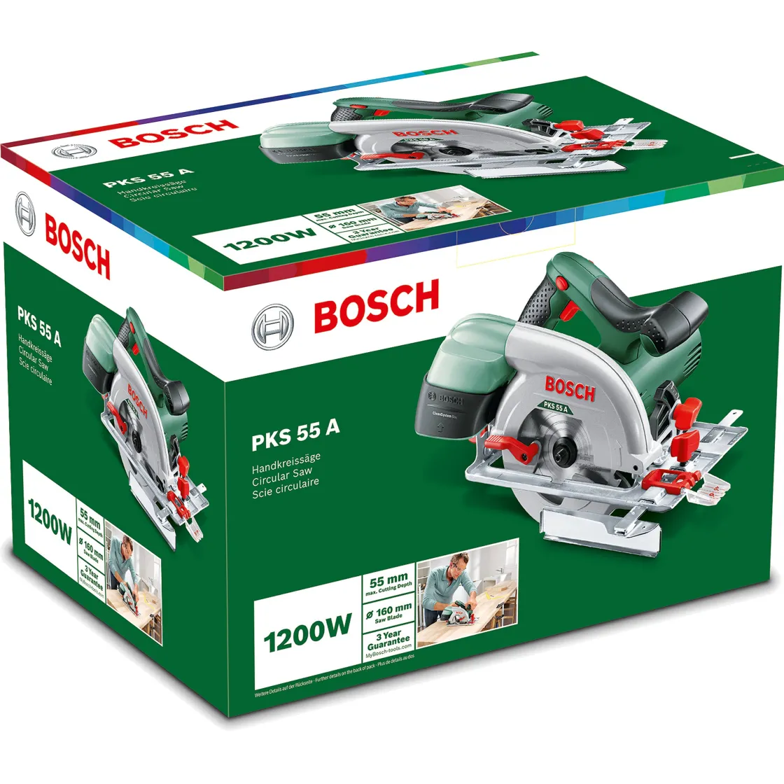 Brico Bosch Cirkelzaag Pks55A 1200W Sale