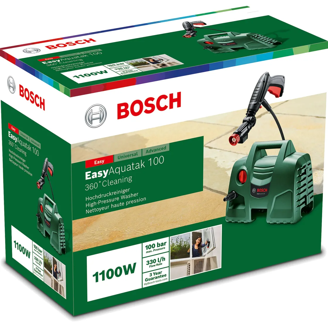 Brico Bosch Hogedrukreiniger Easy Aquatak 100 1200W Clearance