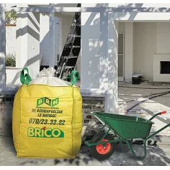 Brico Bouwafvalzak 87X87X120Cm + Ophaling Clearance