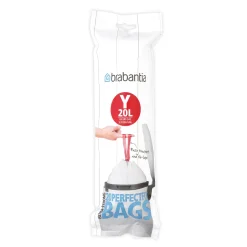 Brico Brabantia Afvalzak Perfectfit Y Wit 20L 20 Stuks Clearance