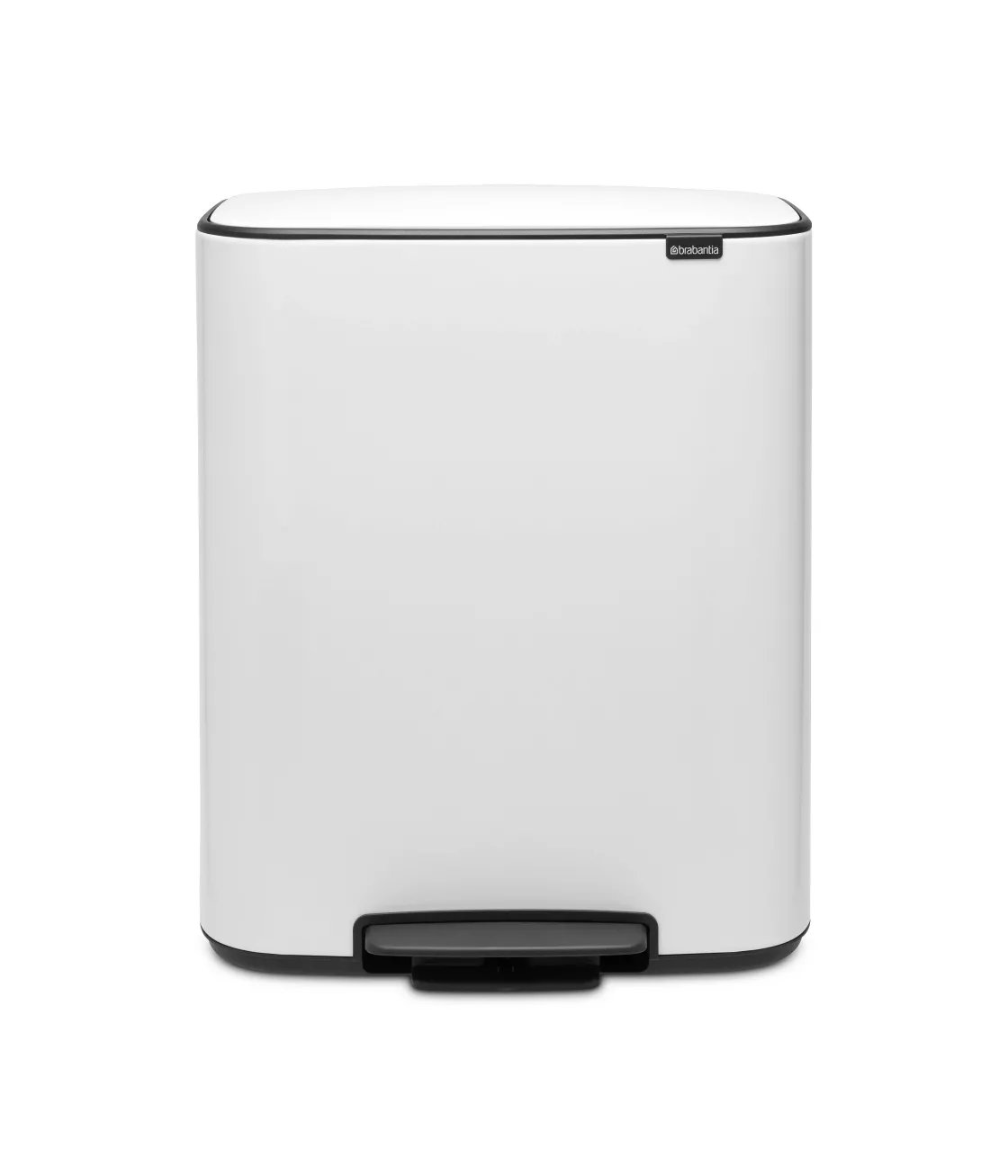 Brico Brabantia Pedaalemmer Bo 2X30L Wit Hot