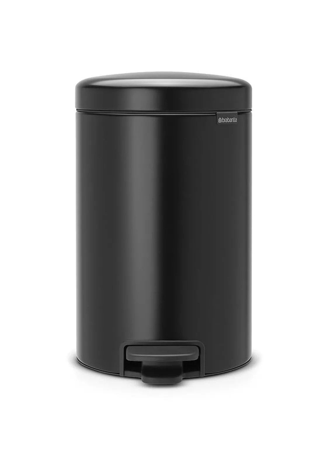 Brico Brabantia Pedaalemmer Newicon Matt Black 12L