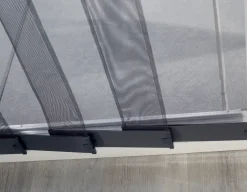 Cando Horgordijn Comfort Schuifpui - Grijs Profiel - Grijs Gaas - 120X260Cm-Brico Clearance