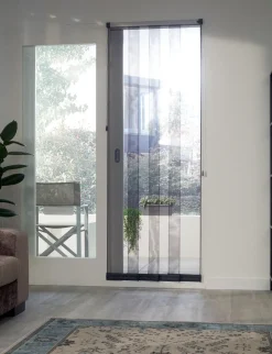 Cando Horgordijn Comfort Schuifpui - Grijs Profiel - Grijs Gaas - 120X260Cm-Brico Clearance